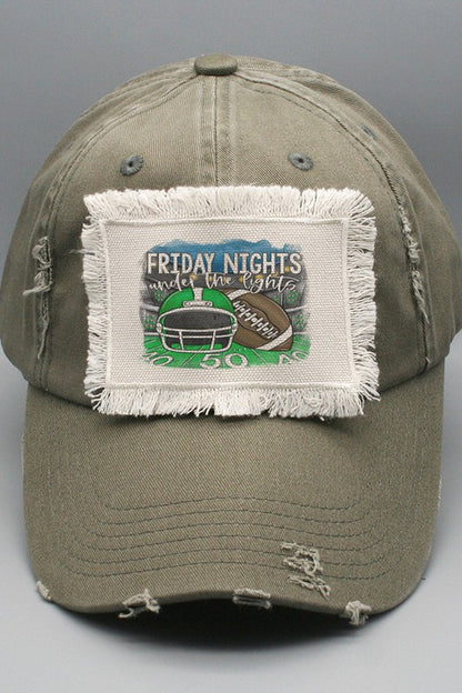 Friday Nights Under Lights Green Helmet Hat