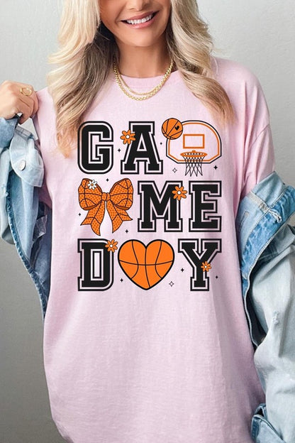 Basketball Game Day Graphic Heavy Cotton Tee