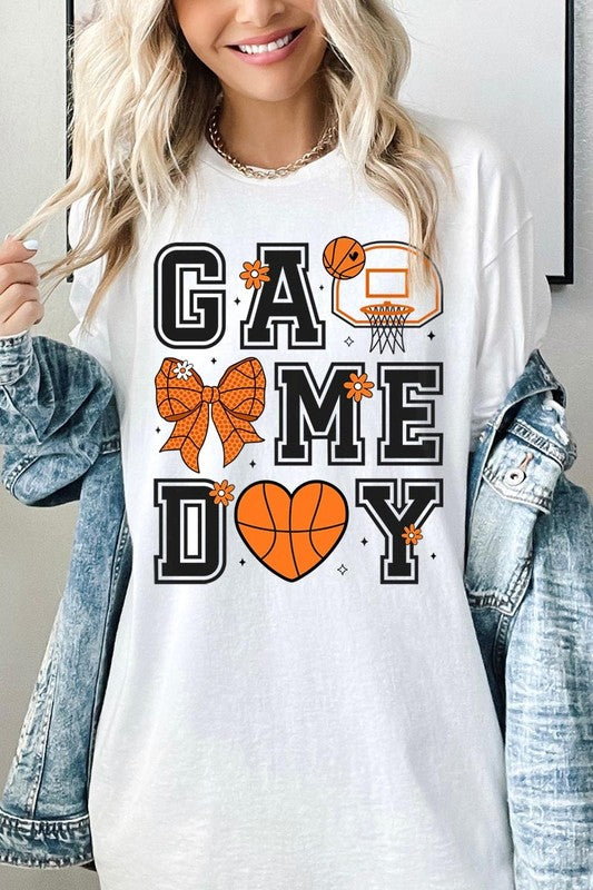 Basketball Game Day Graphic Heavy Cotton Tee