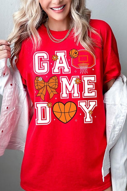 Basketball Game Day Graphic Heavy Cotton Tee