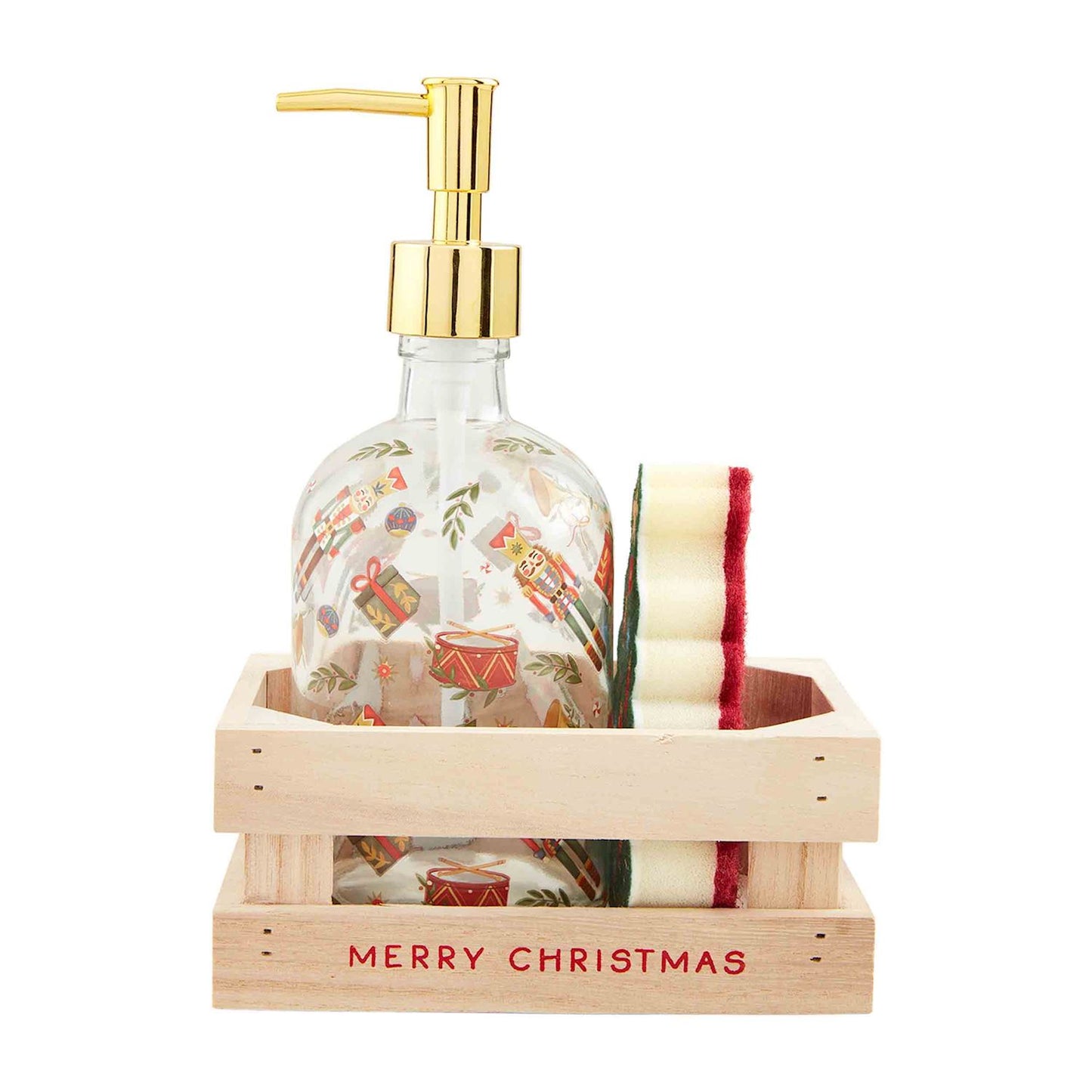 Nutcracker Soap Pump & Sponge