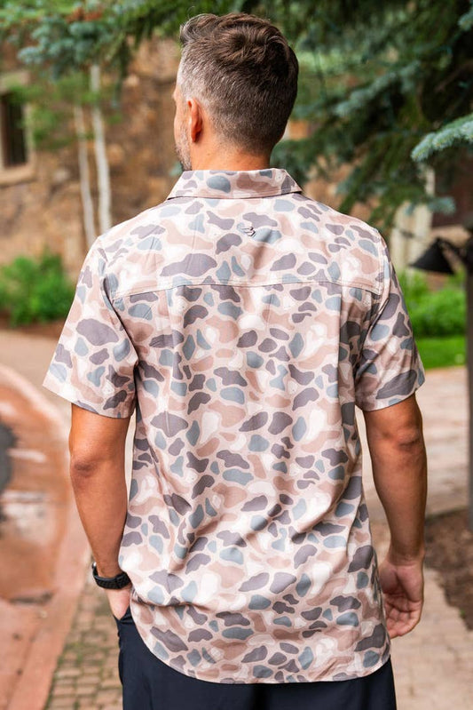 Burlebo Button Up - Pintail Camo