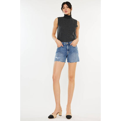 High Rise Denim Shorts KanCan