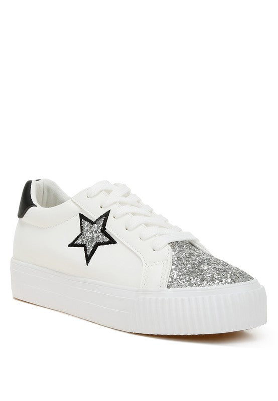 Merida Glitter Patch Chunky Sneakers