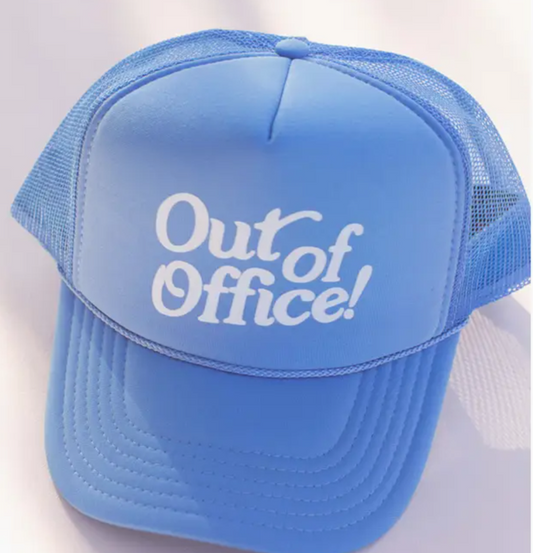 Out of Office Trucker Hat Cap