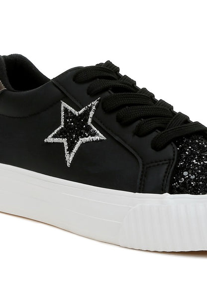 Merida Glitter Patch Chunky Sneakers