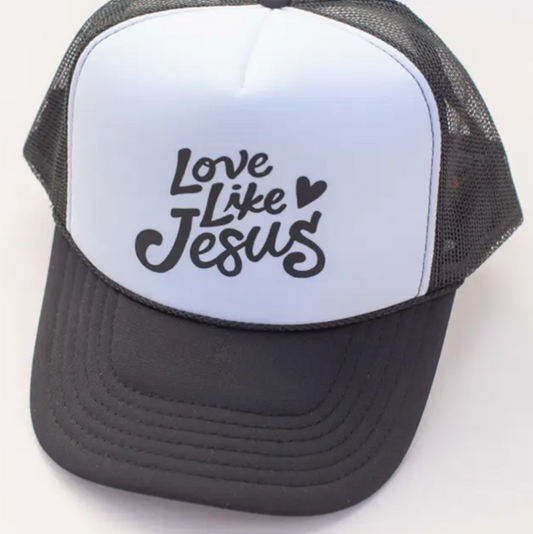 Love Like Jesus Mesh Trucker Hat Cap