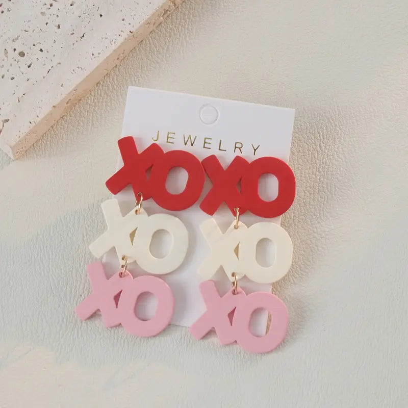 XO Dangle Earrings